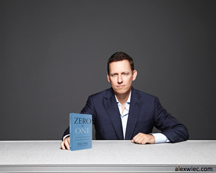 Peter Thiel, the author of Zero to One.