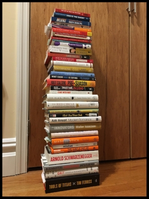 Last year I read 35 books. If each of those cost $10 on average, that's $350 just for the books!