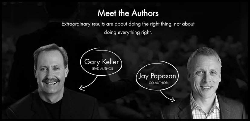 Authors of "The ONE Thing" Gary Keller and Jay Papasan ( image source ).