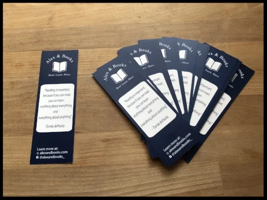 Get these cool bookmarks by visiting the A&B shop !