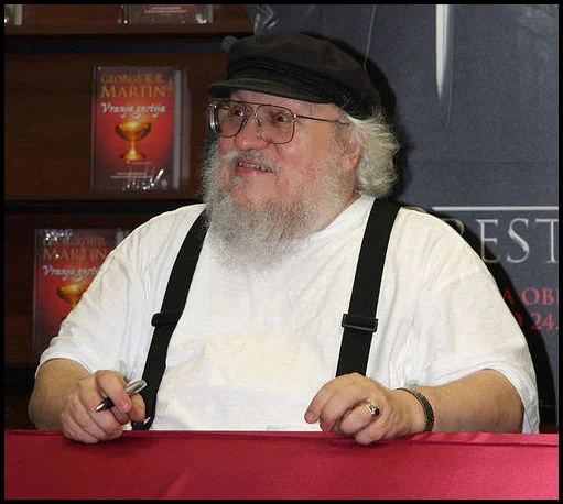 Author George R.R. Martin.