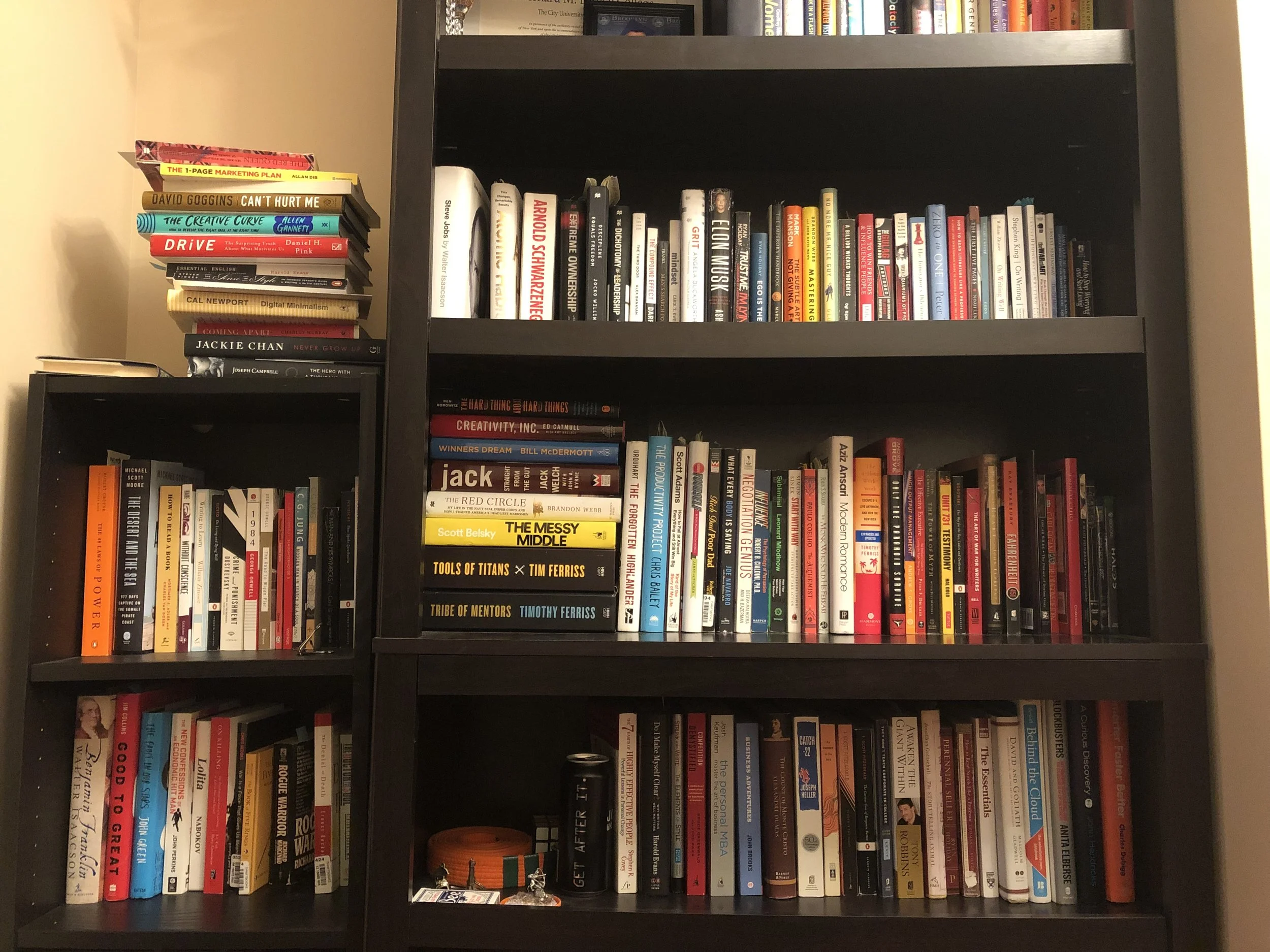 My ever growing library.