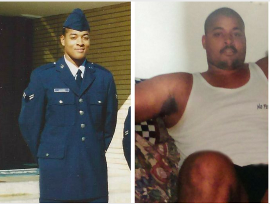 After quitting the Air Force, Goggins ballooned up to nearly 300 pounds.