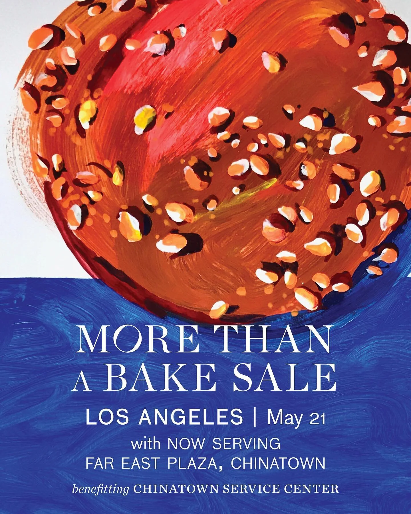 We are so excited to be a partner for MORE THAN A BAKE SALE, Sunday May 21 at the Far East Plaza in Chinatown, Los Angeles! 

Hosted by renowned pastry chef Natasha Pickowicz in honor of the release of her new book, MORE THAN CAKE and in partnership 