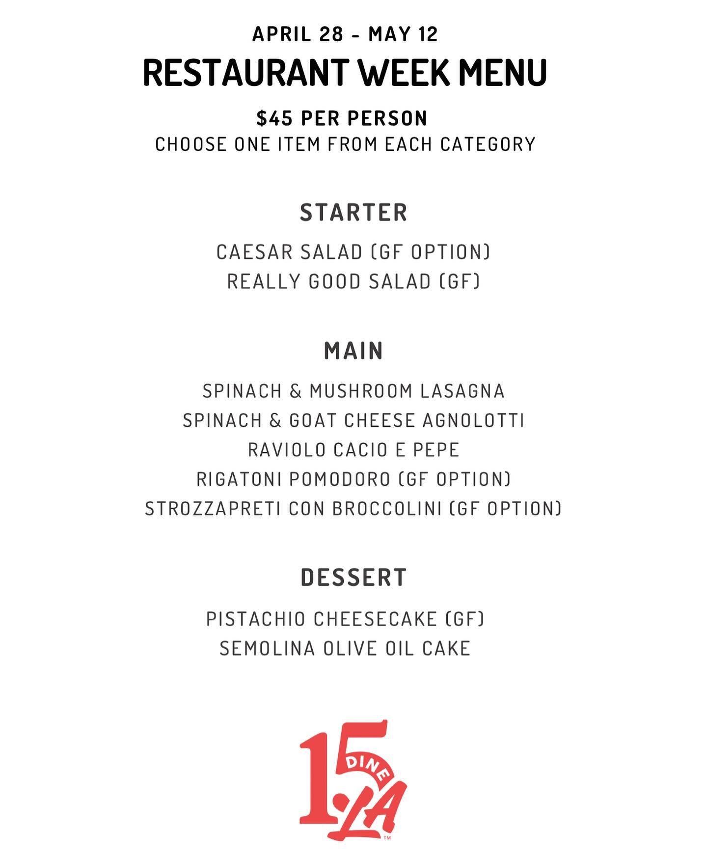 DINE LA goes for 3 more days.. have you had a chance to come by yet?