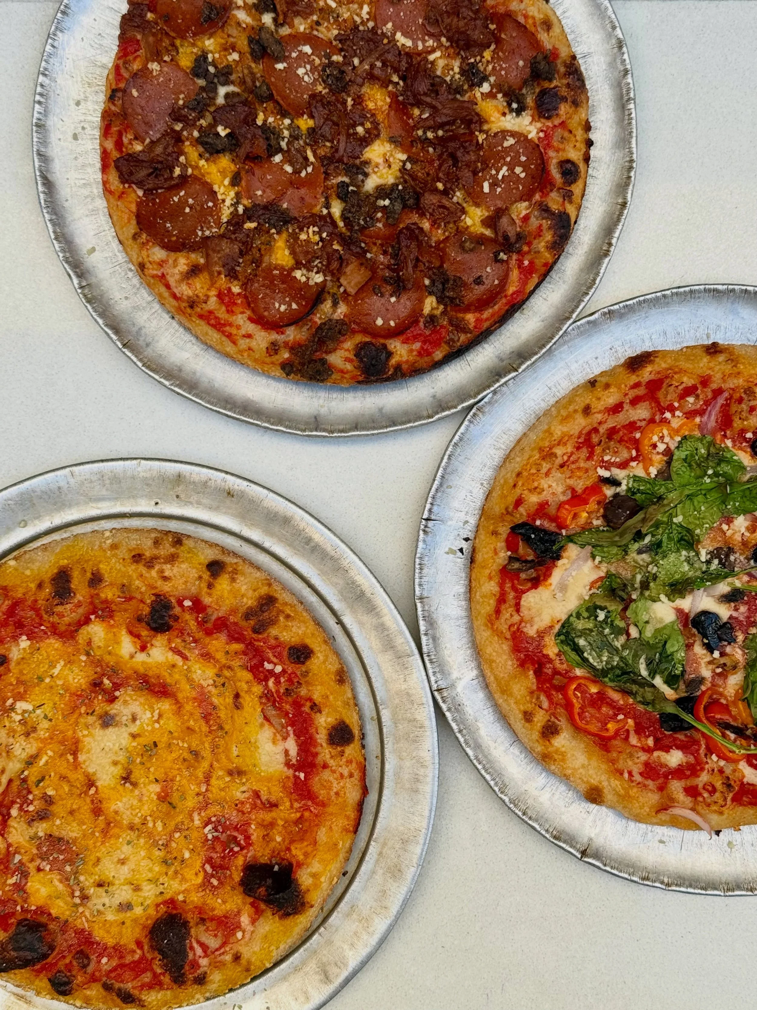 Pan pizza Mondays start tomorrow &amp; every Monday in August at Donna Jean in North Park. 

Round pan pies inspired by 1990&rsquo;s Pizza Hut nostalgia, made with organic @centralmilling flour 

Our all day happy hour on Mondays continues thru summe
