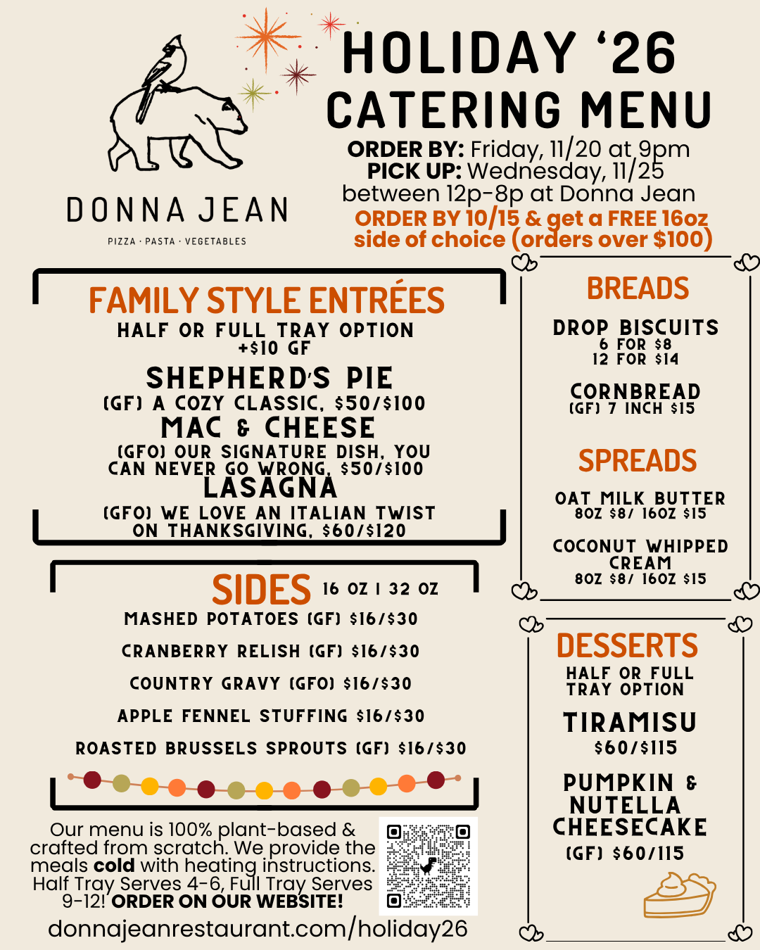 vegan catering for thanksgiving in san diego california