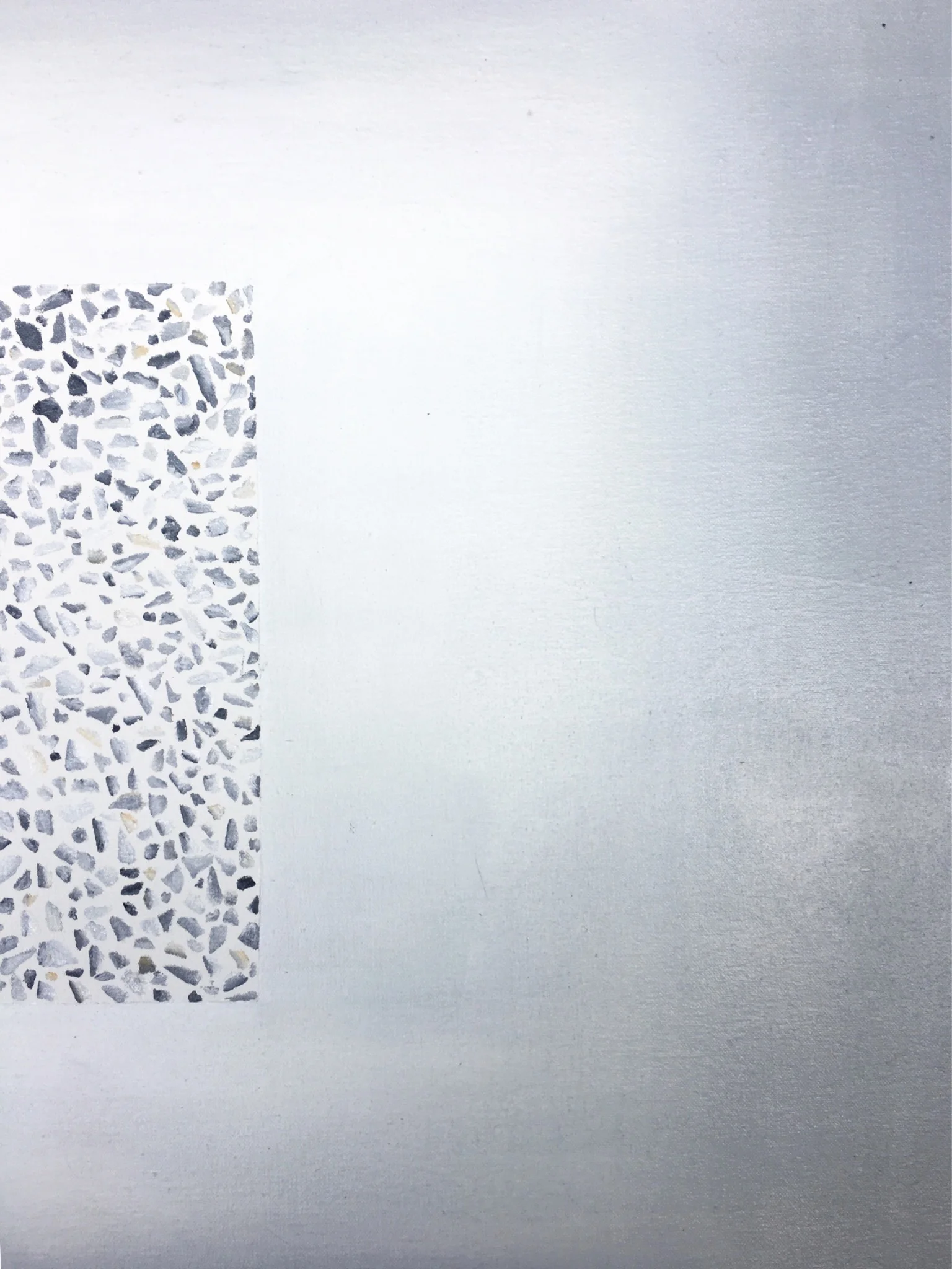 Adina West, Concrete , 2018, oil on canvas.