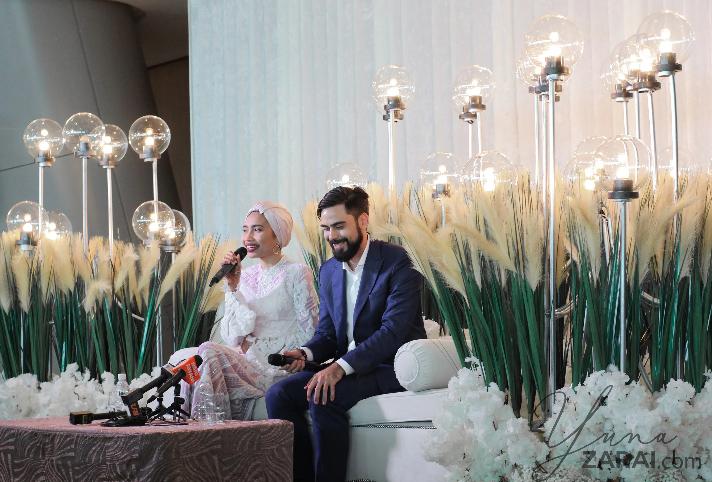 Our press conference at the Putrajaya International Convention Centre.