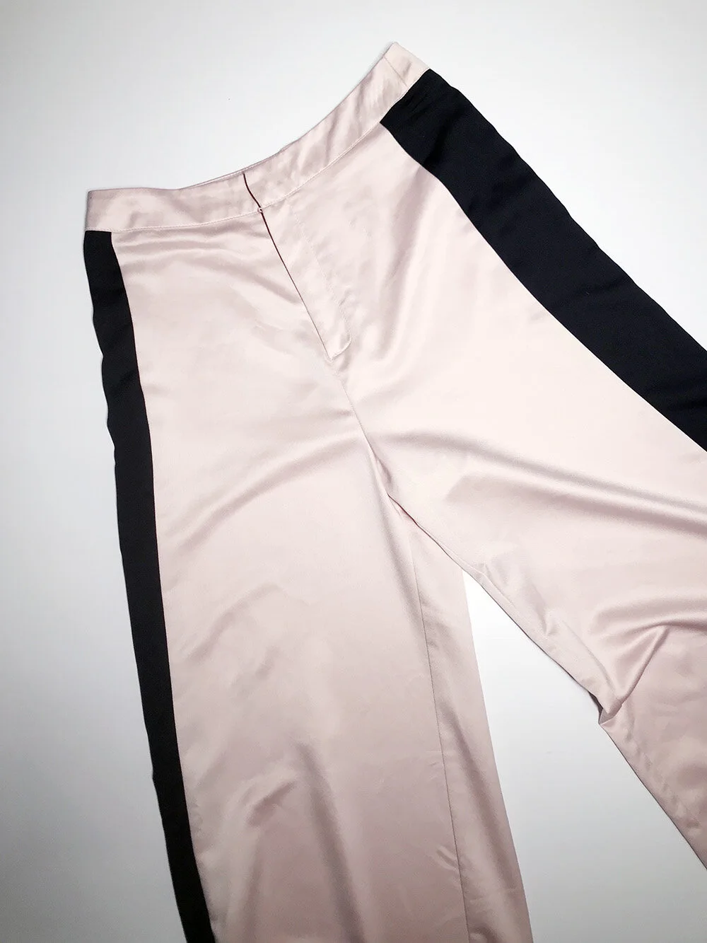 Satin Pink Palazzo Pants