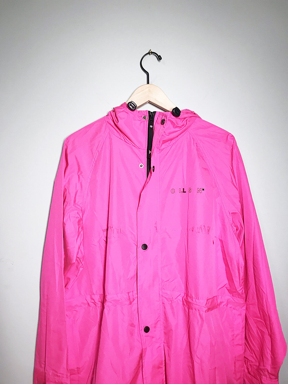 Neon Pink Lightweight Trench