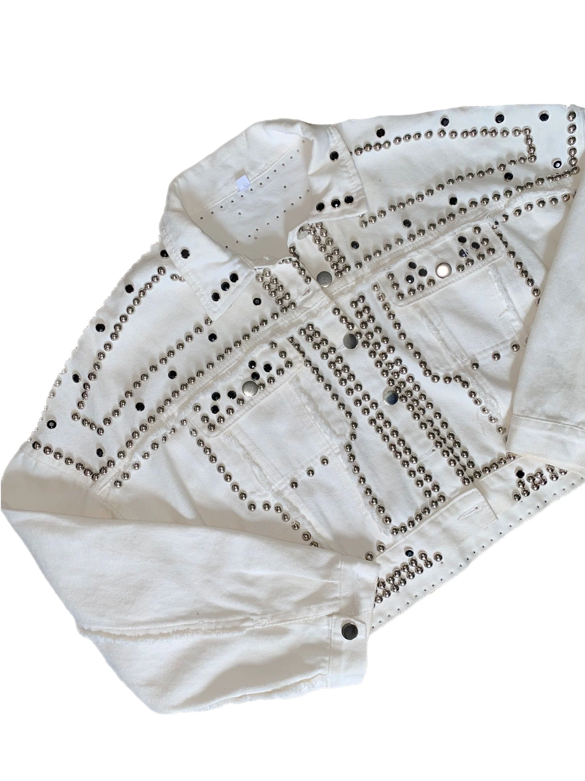 White Embelisshed Jacket