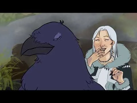 Pacific Loon & Raven, Retold from Simon Paneak