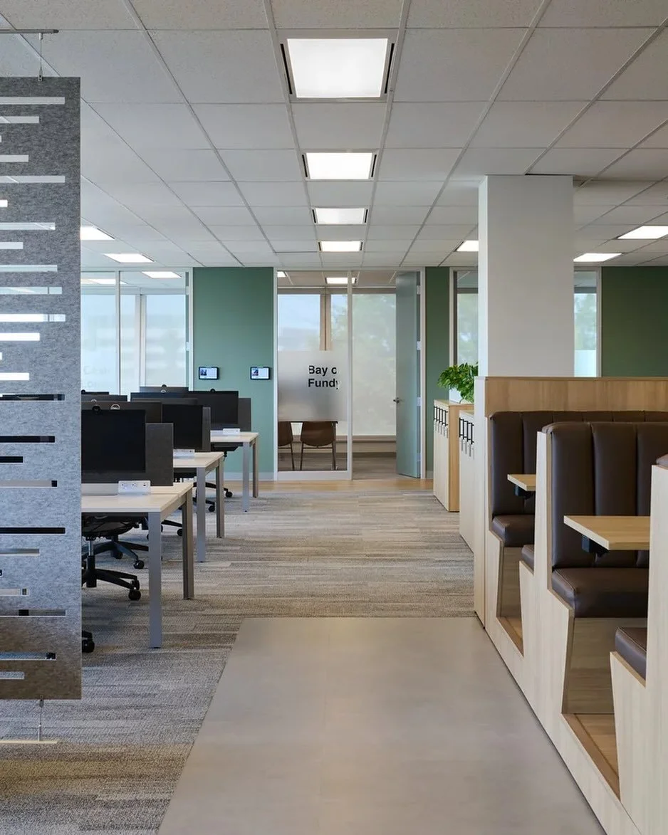 We recently had the pleasure of working with Just Energy to create their new Toronto headquarters. Like many teams, they were looking to encourage&mdash;rather than force&mdash;return to office by providing a welcoming space. We used a palette of mix