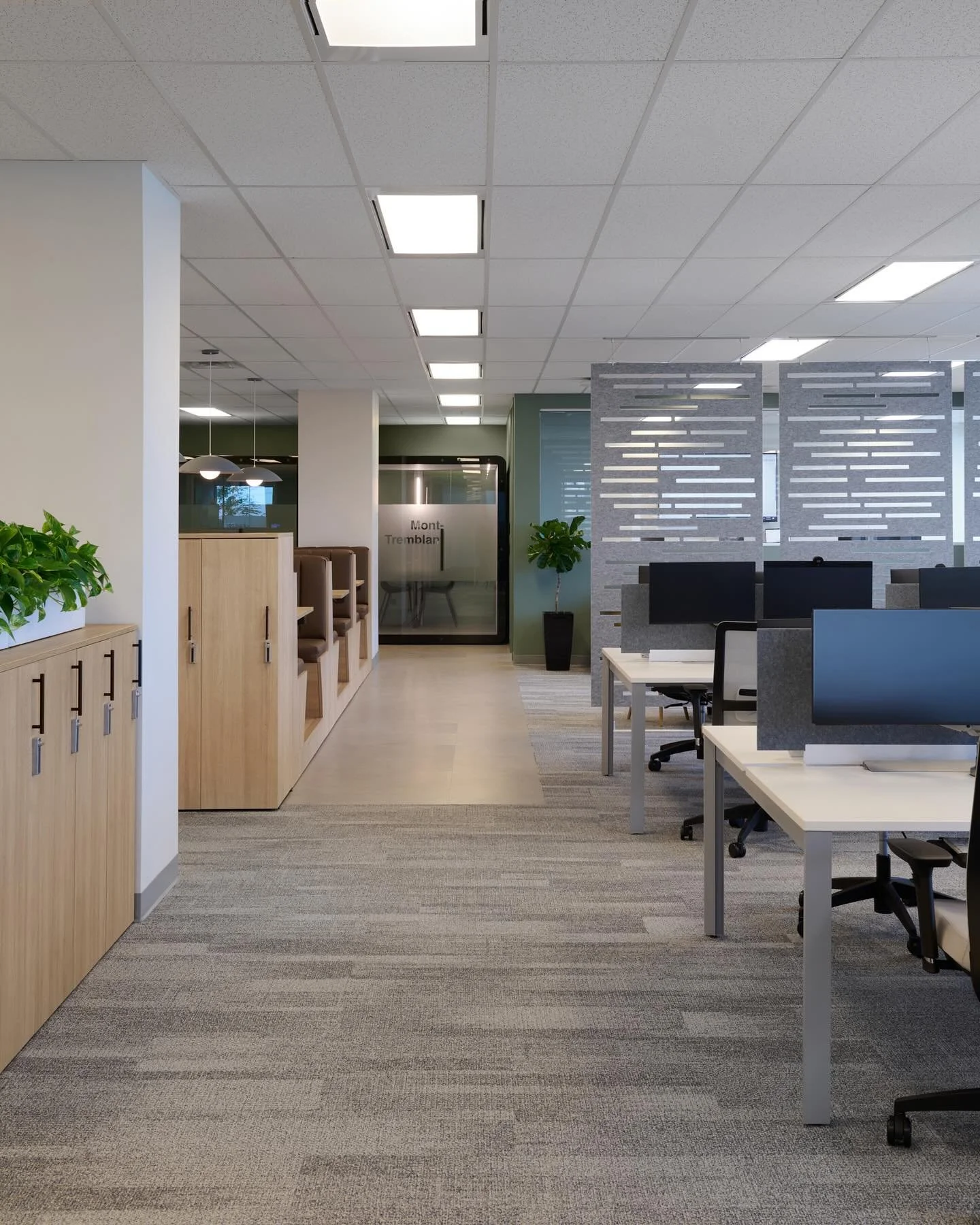 We love when clients choose fun names for their signage. Calling the rooms things like Mont-Tremblant, Green Gables, or Casa Loma adds a little fun, but it&rsquo;s also practical: in the future if a room changes functions there will be no need to upd