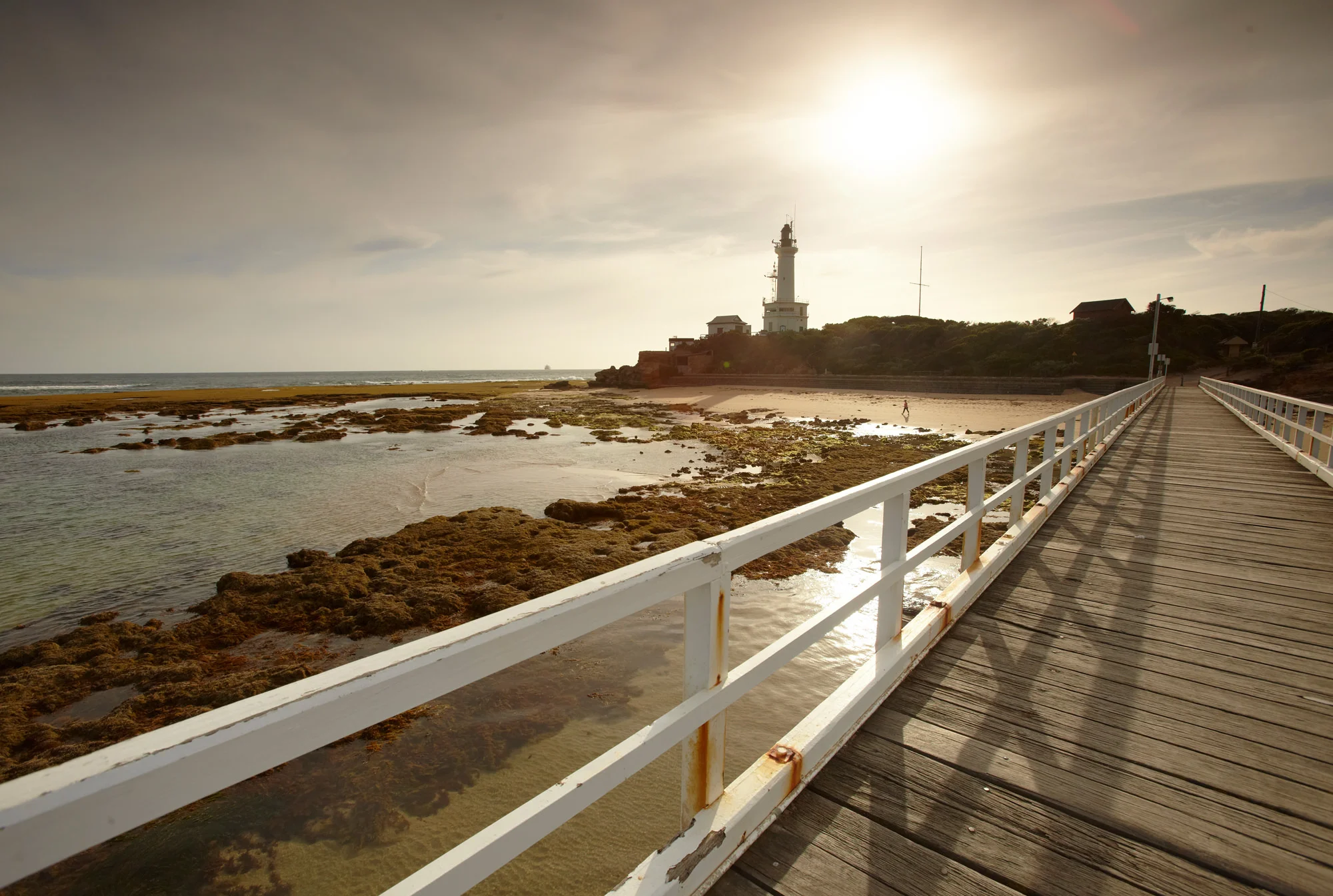 Sunset at Point Lonsdale lighthouse