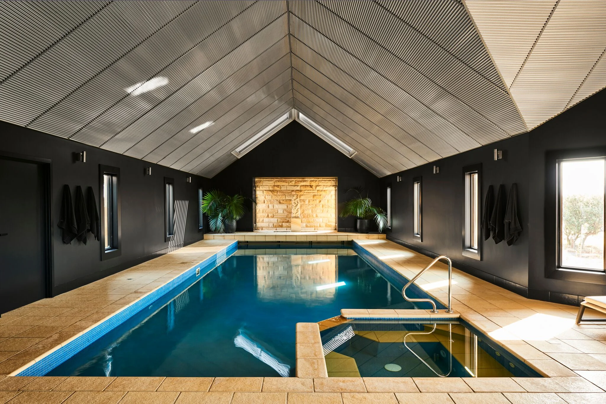 Lon Retreat’s heated pool