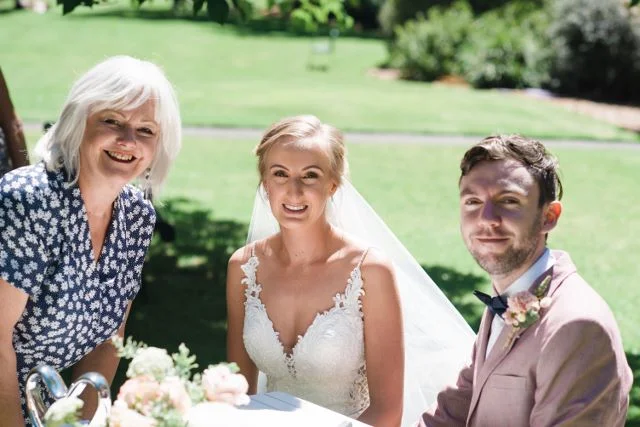 AERIEL AND MATT - 22.03.2019 - GEELONG BOTANIC GARDENS We were so lucky to have Sue as our celebrant at our surprise wedding. Sue made our day that even more special and we cannot thank you enough for making us both feel so comfortable and relaxed!! I would not hesitate to recommend Sue to family and friends to have as a celebrant for their special day! Photography by Steph Lee Photography