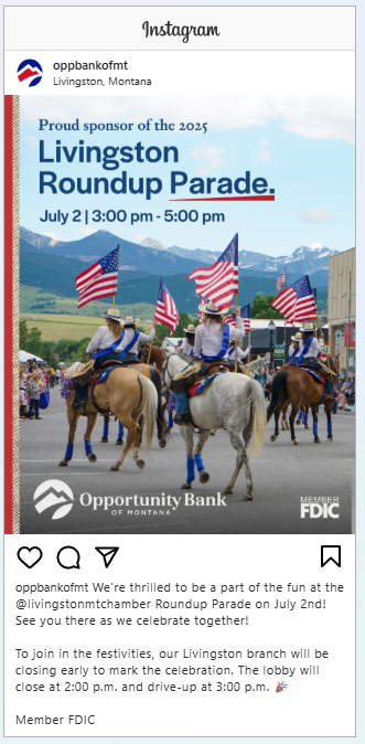 06.26.2025 - Social IG - Livingston Roundup Parade.png