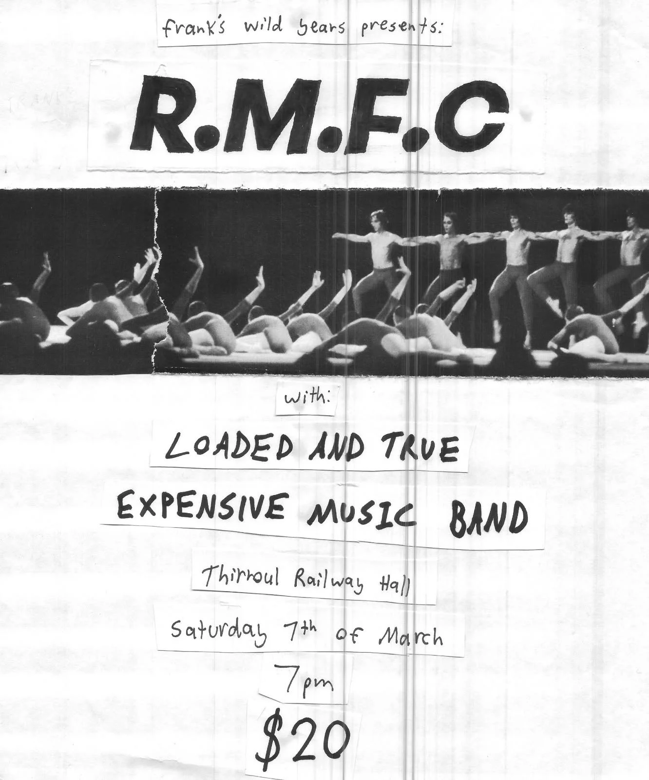 Franks Wild Years presents: R.M.F.C. at the Thirroul Railway Hall