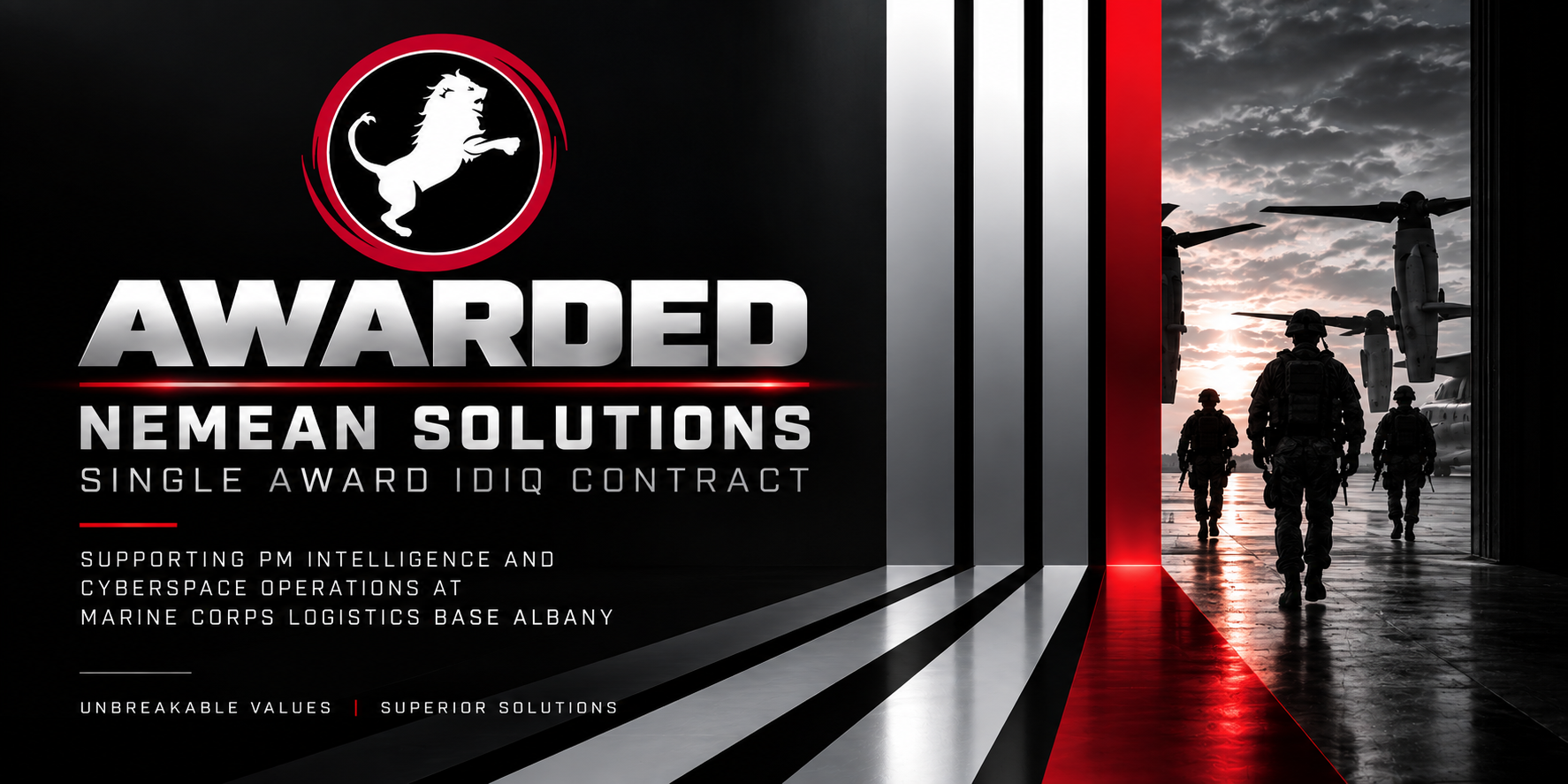 Nemean Solutions Awarded Single-Award IDIQ Contract Supporting PM Intelligence and Cyberspace Operations at Marine Corps Logistics Base Albany