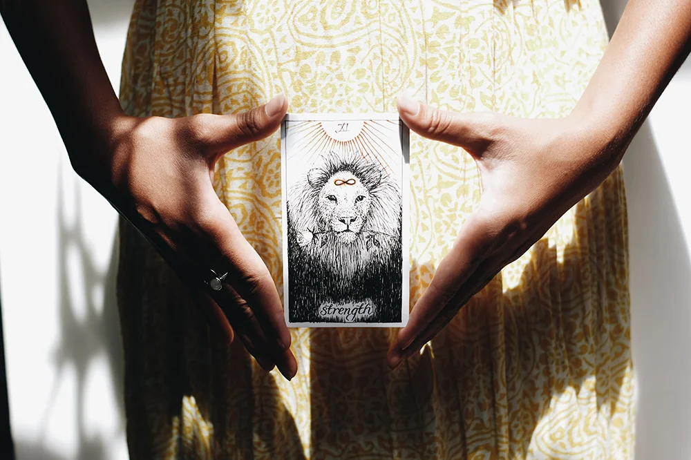 Strength Card by The Wild Unknown Tarot