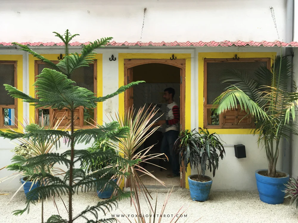 At Hostelavie, Varanasi, India. A highly recommended place to stay when you’re in the City of The Dead!