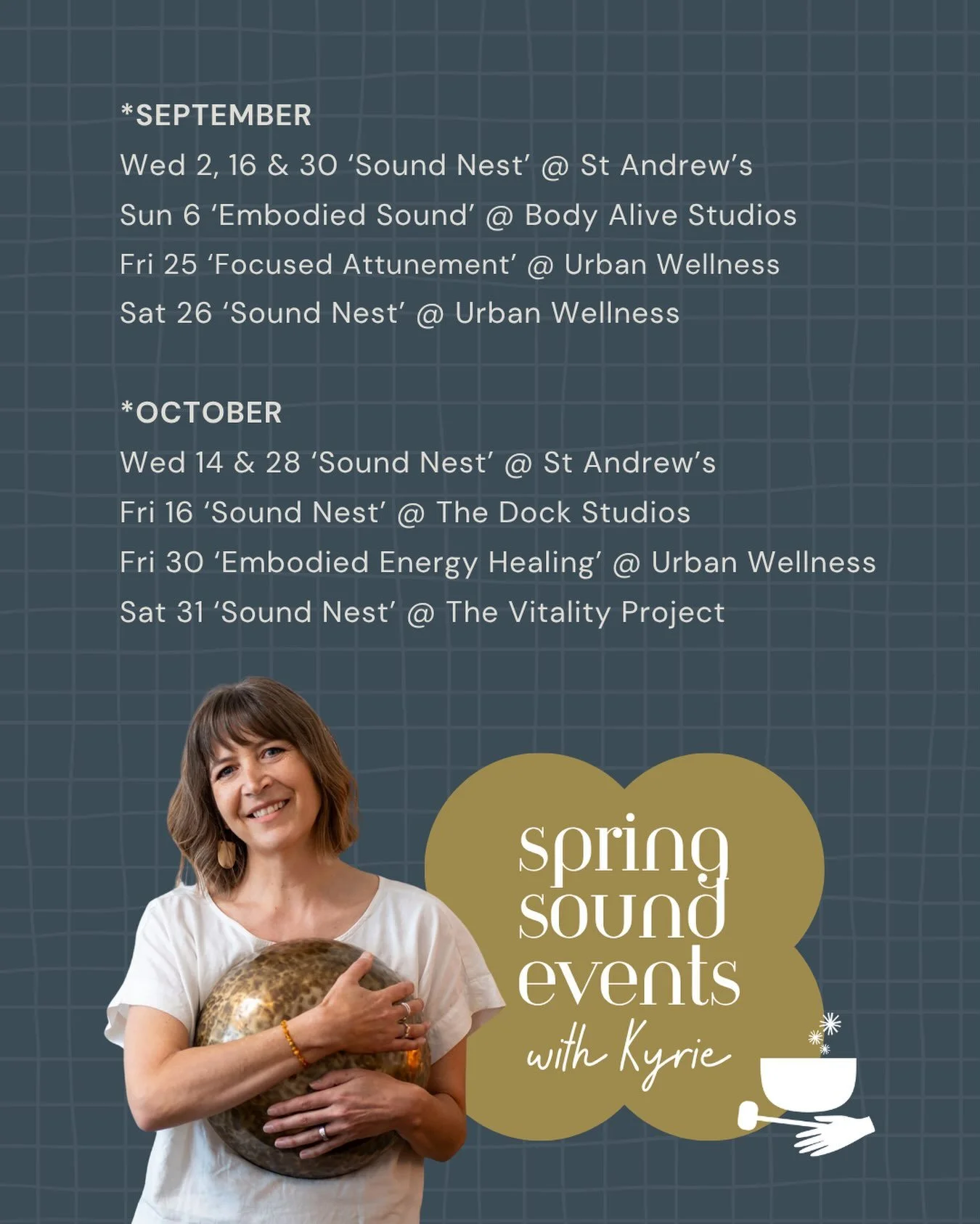 Spring is the season for rebirth and renewal. As buds bloom and bees buzz, I&rsquo;m creating spaces that invite you to rest, release and renew.

The kind of space that allows the brain to shift from busy beta states into the slower theta states wher