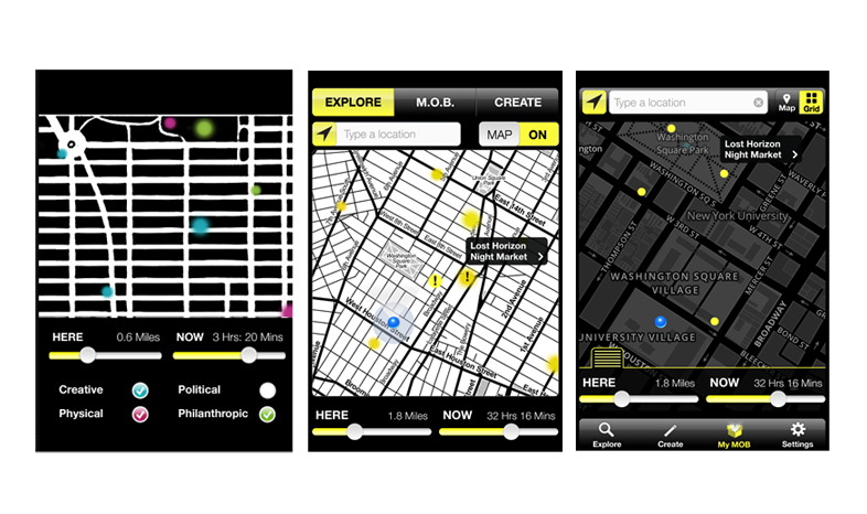 Design Iterations - Map View