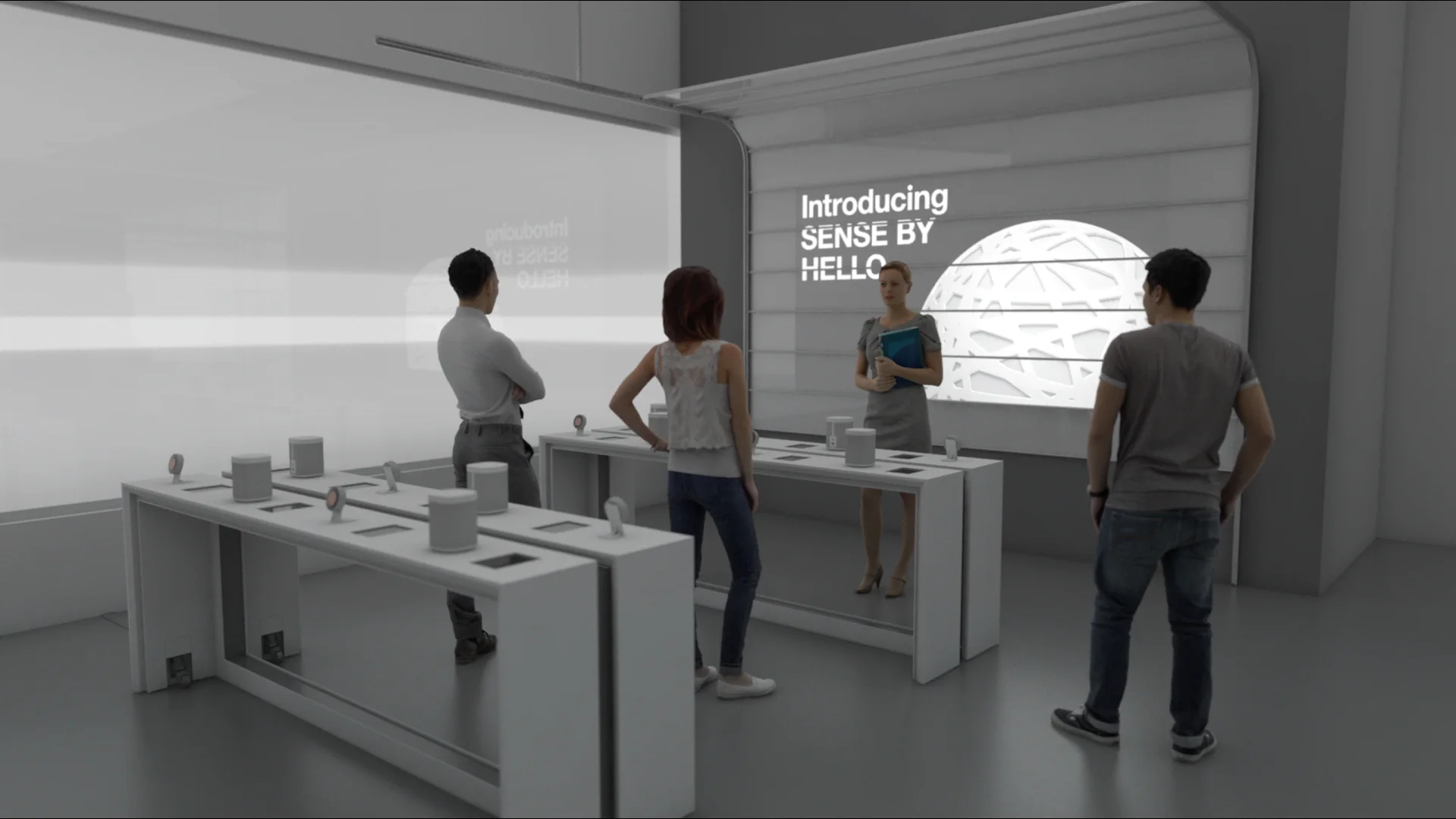 The Garage area showcases pre-sale products from early stage startups