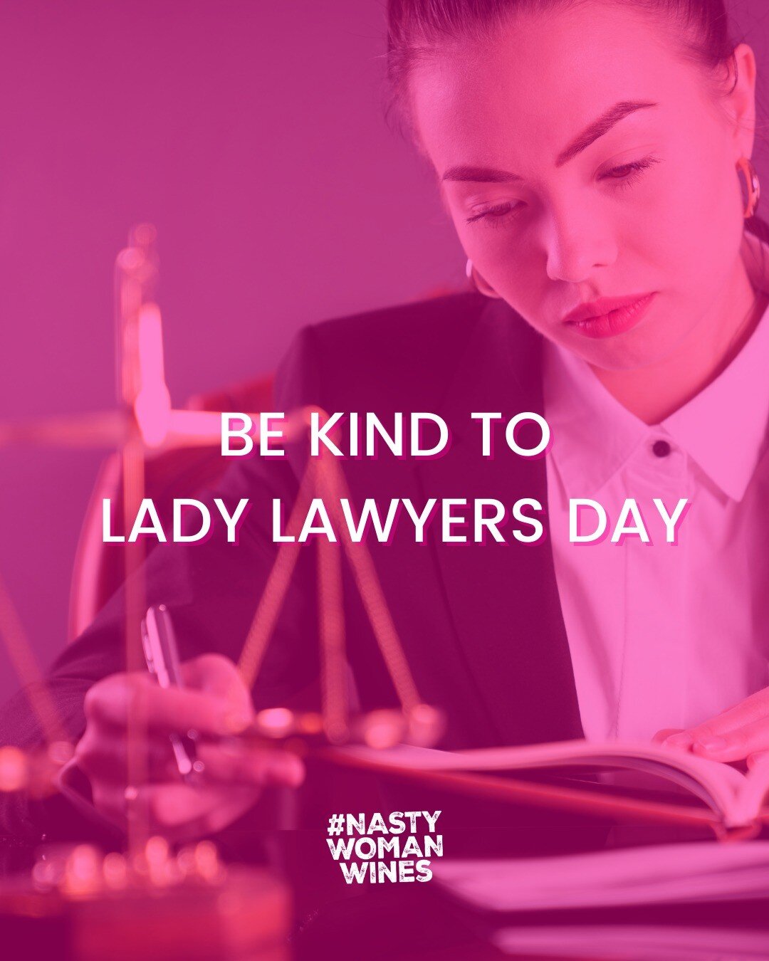 Today is International Be Kind to Lawyers Day. Let&rsquo;s take a moment to recognize the great work they do to help us out of the messes we get ourselves into. 

To our lady lawyers out there, we raise a glass (or bottle 😉) to you! 

#womensupporti