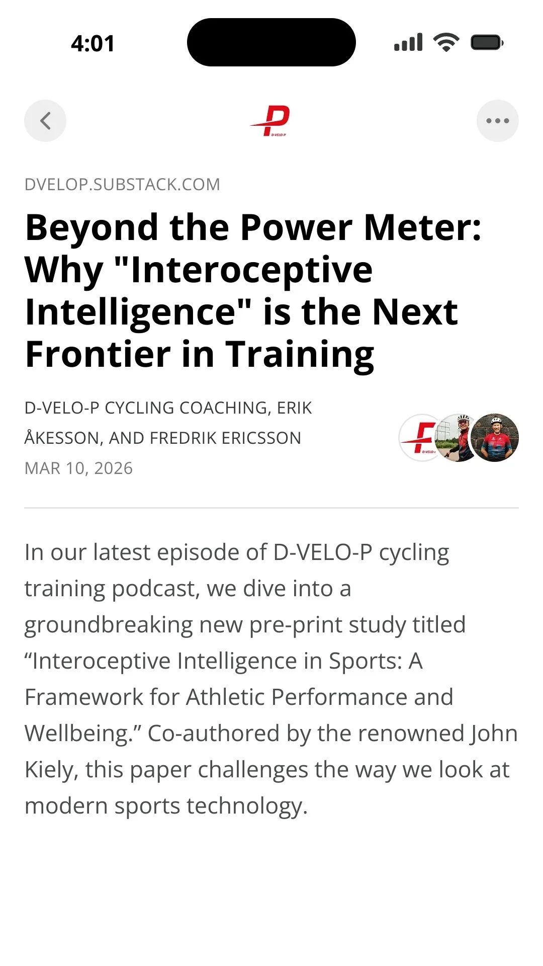 Beyond the Power Meter: Why "Interoceptive Intelligence" is the Next Frontier in Training