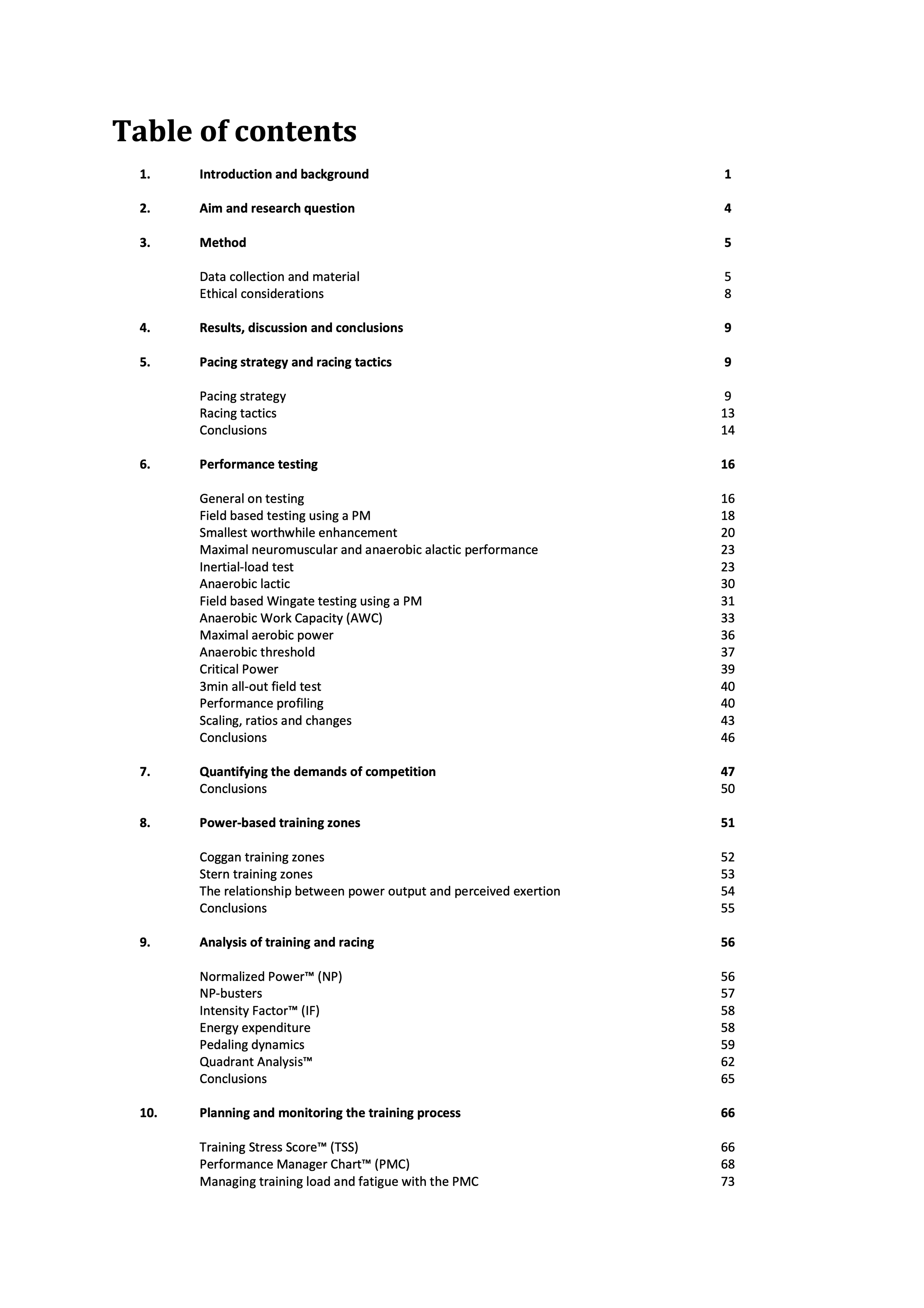Mobile power meters in cycling