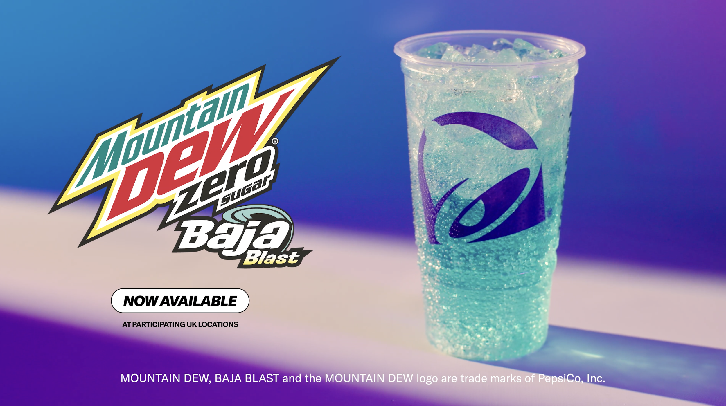 Taco Bell - Mountain Dew Baja Blast UK Launch Commercial