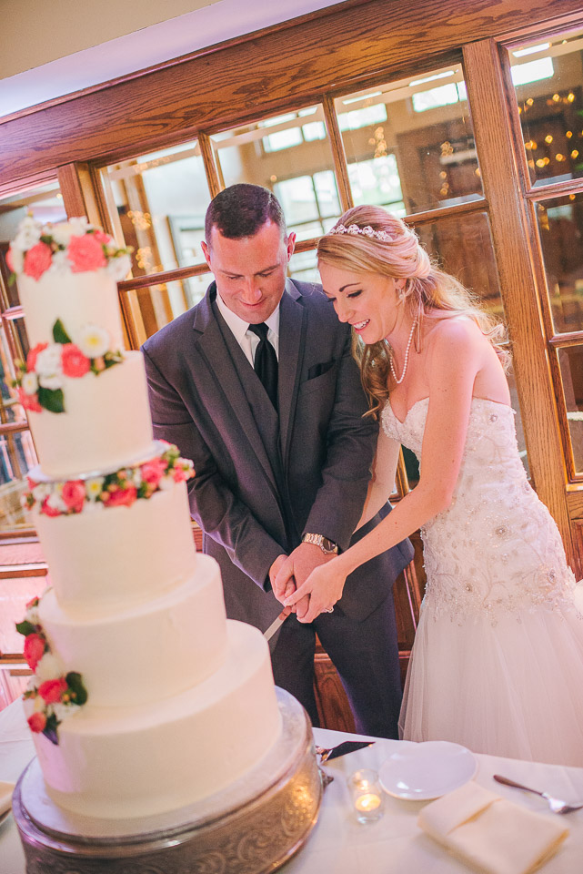 NH Wedding Photographer: cake cutting at BVI