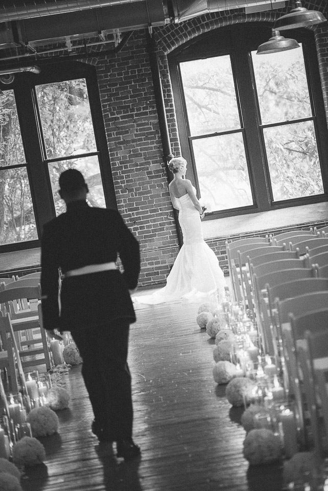NH Wedding Photographer: groom walking to bride