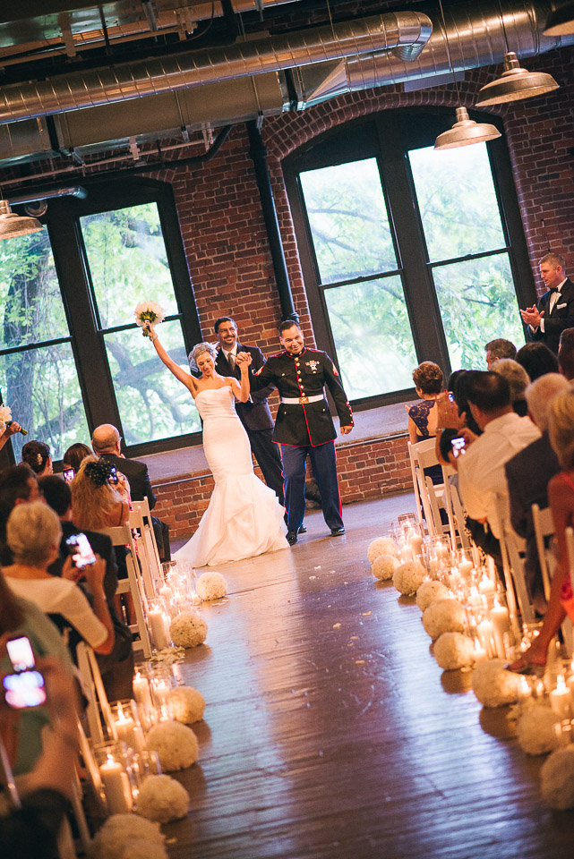 NH Wedding Photographer: recessional