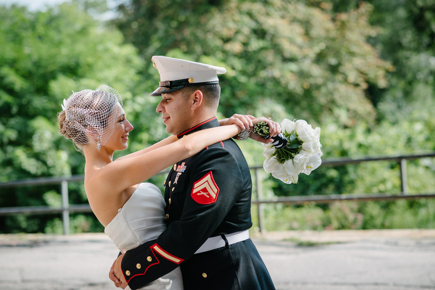 NH Wedding Photographer: outside Rivermill at Dover Landing
