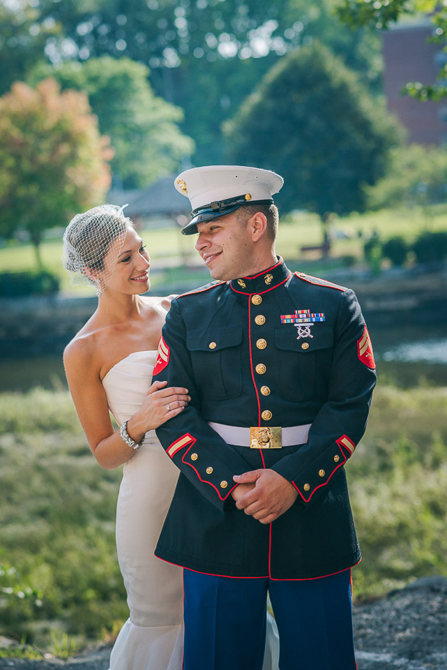 NH Wedding Photographer: outside Rivermill