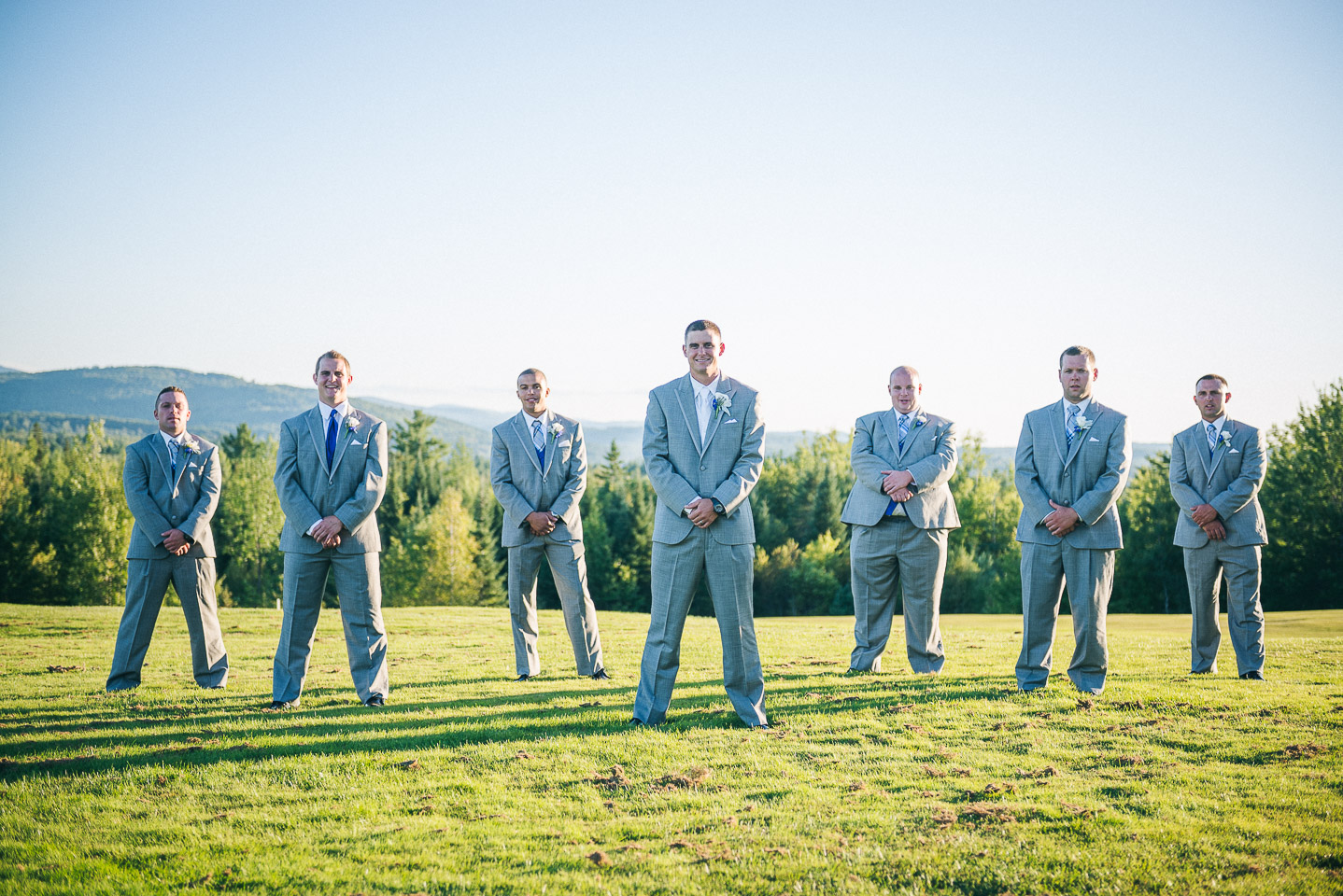 NH Wedding Photographer: groom and groomsmen