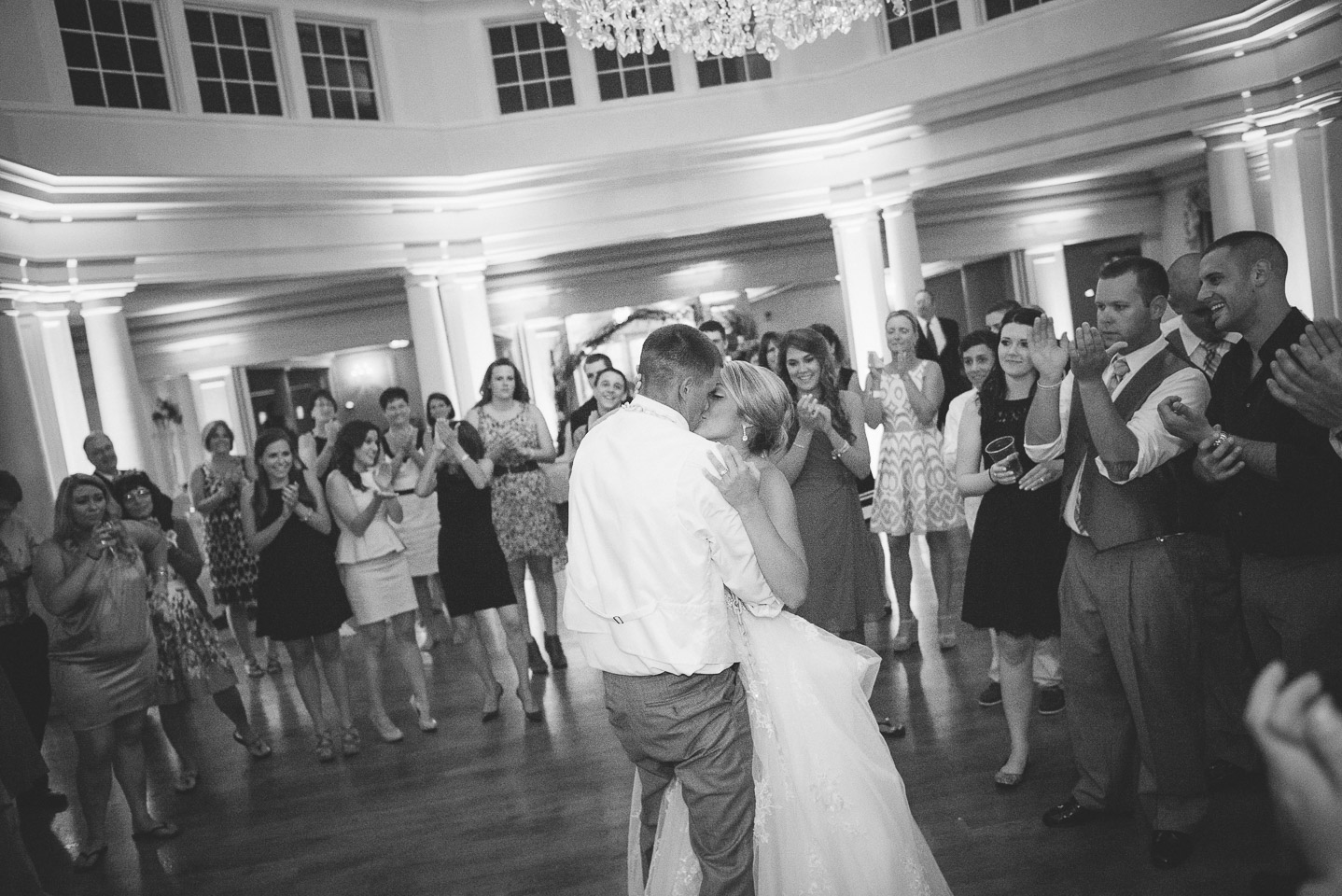 NH Wedding Photographer: dancing at reception