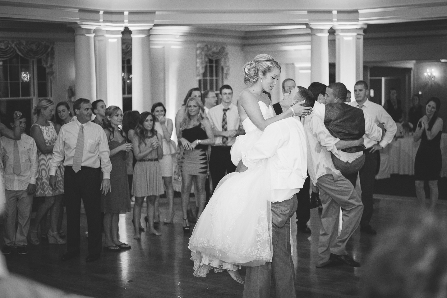 NH Wedding Photographer: bride and groom last dance