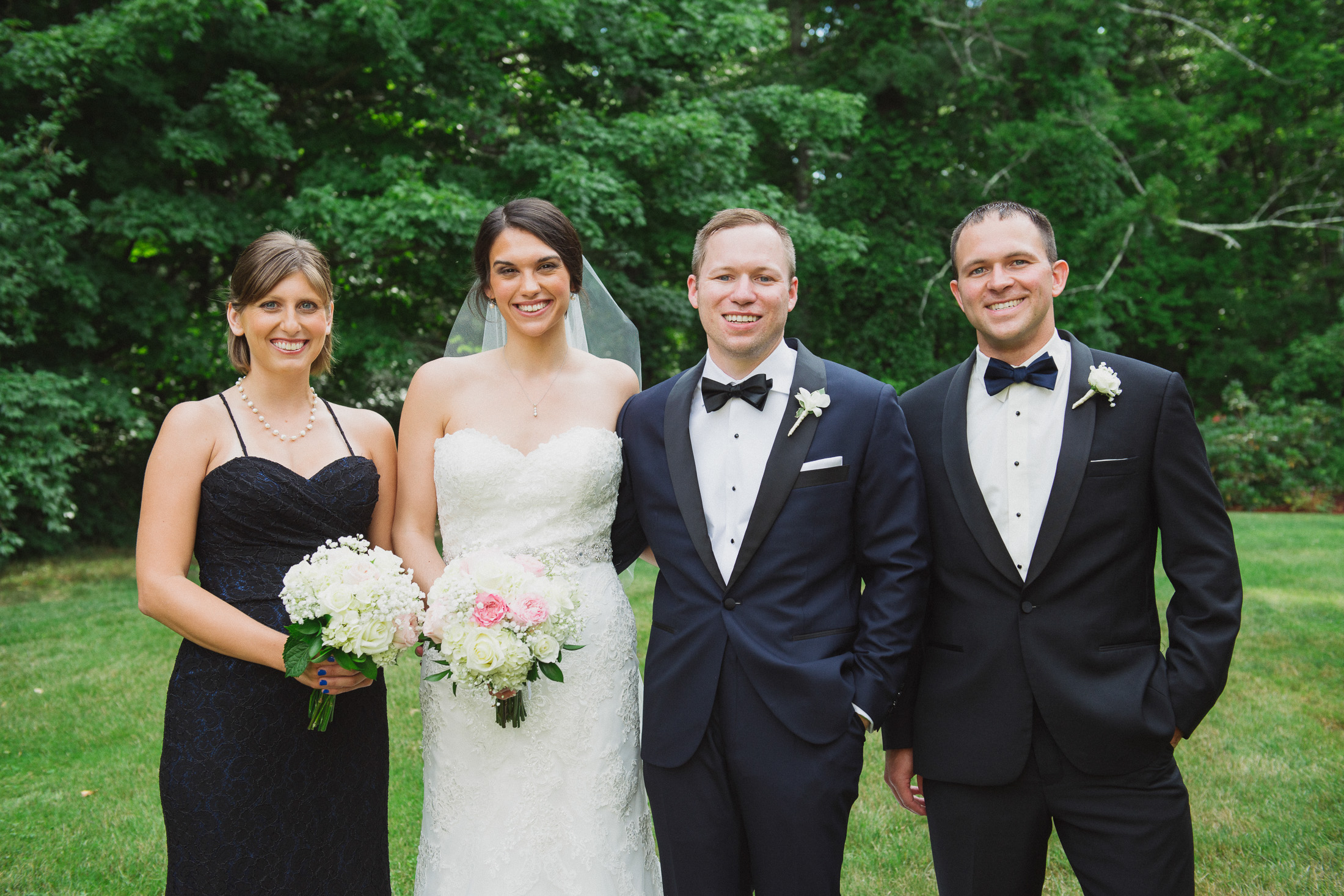 NH Wedding Photographer: bridal party at BVI