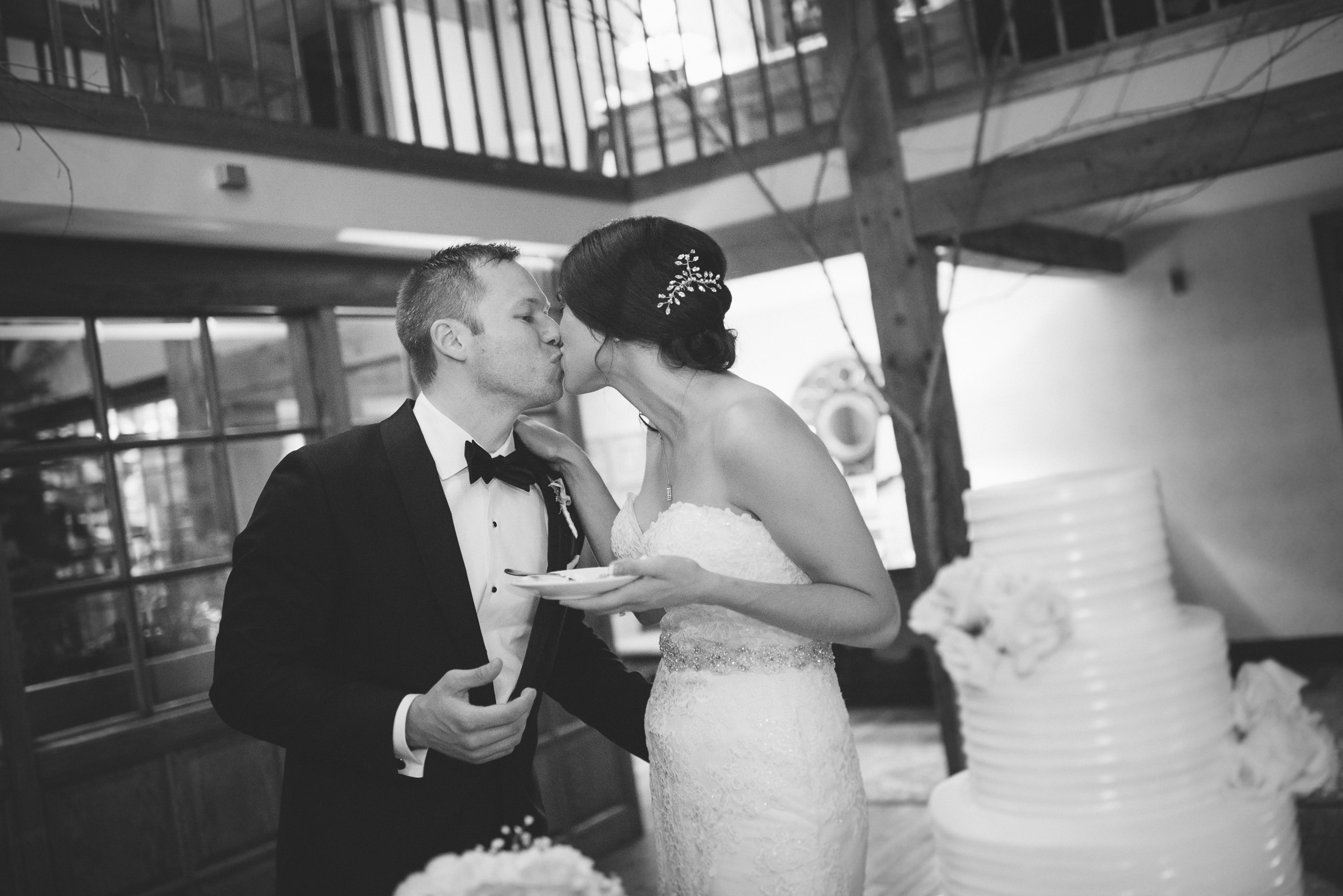 NH Wedding Photographer: reception bride and groom
