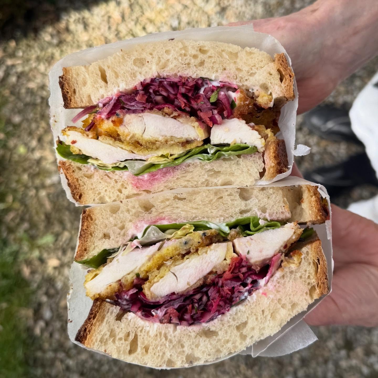Signature sourdough sandwiches on the Bake Shop counter tomorrow. Wrapped to-go for wherever the day takes you, or grab a seat outside and enjoy the moment with take-away tea and coffee available.
Open at 9.30am