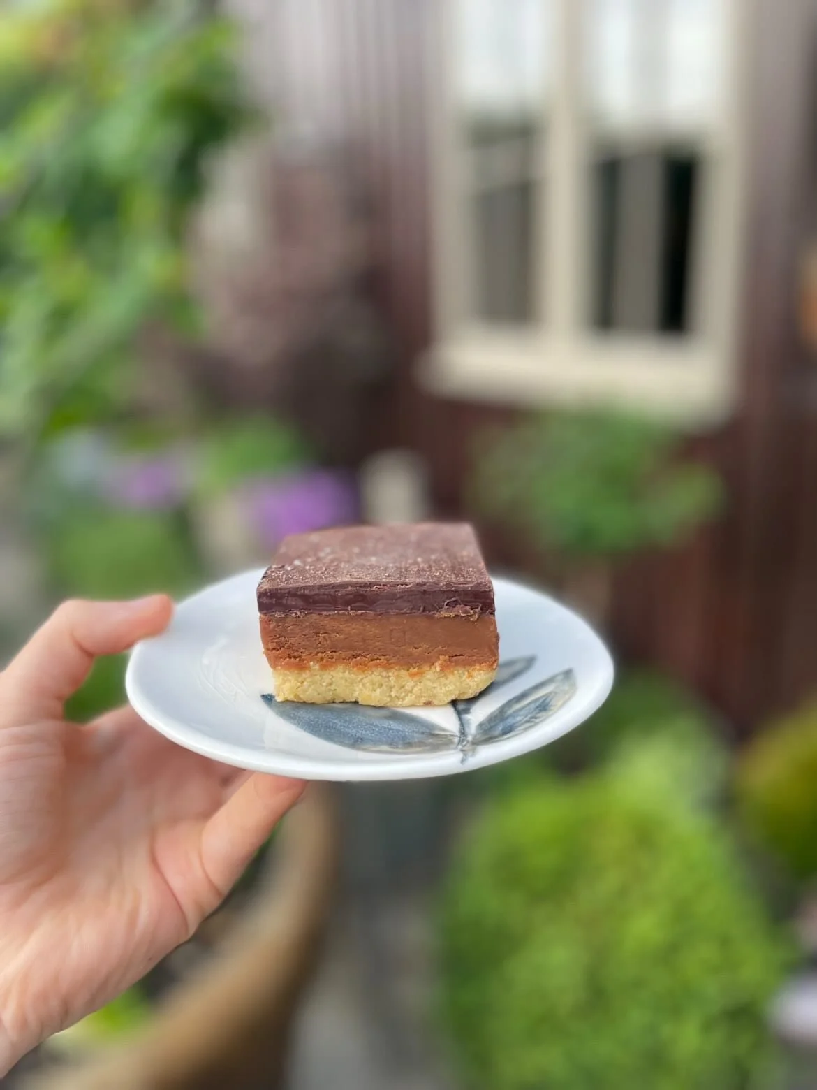~Saturday Bake Shop~ 

Caramel squares new on the counter this morning. 
Layers of buttery shortbread, silky golden caramel, and a rich chocolate topping&mdash; pure indulgence in every bite.

Shelves stocked with freshly baked breads, morning buns, 