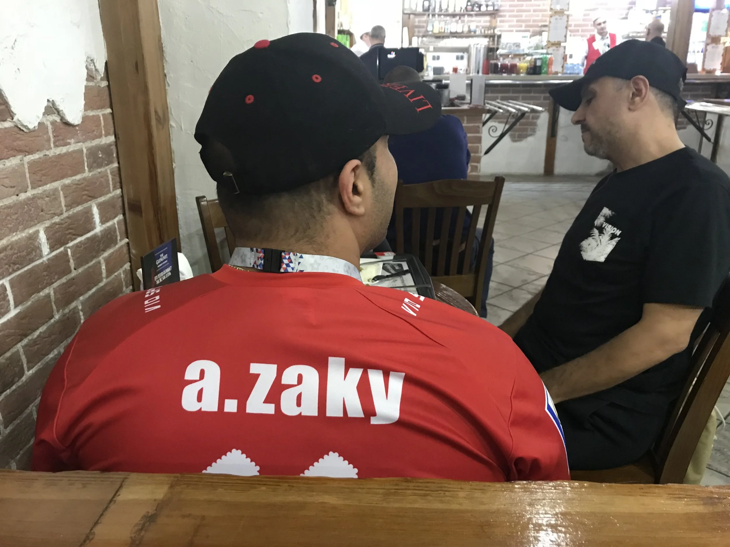 Will he play? Egyptian fans at the Demodedovo Airport (Photo: Uri Levy)