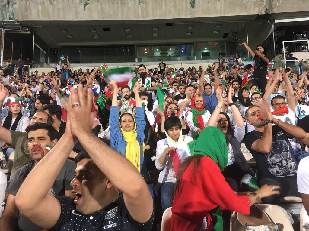 Women in Azadi during the World Cup, when these change will be completed? (@openStadium in Twitter)