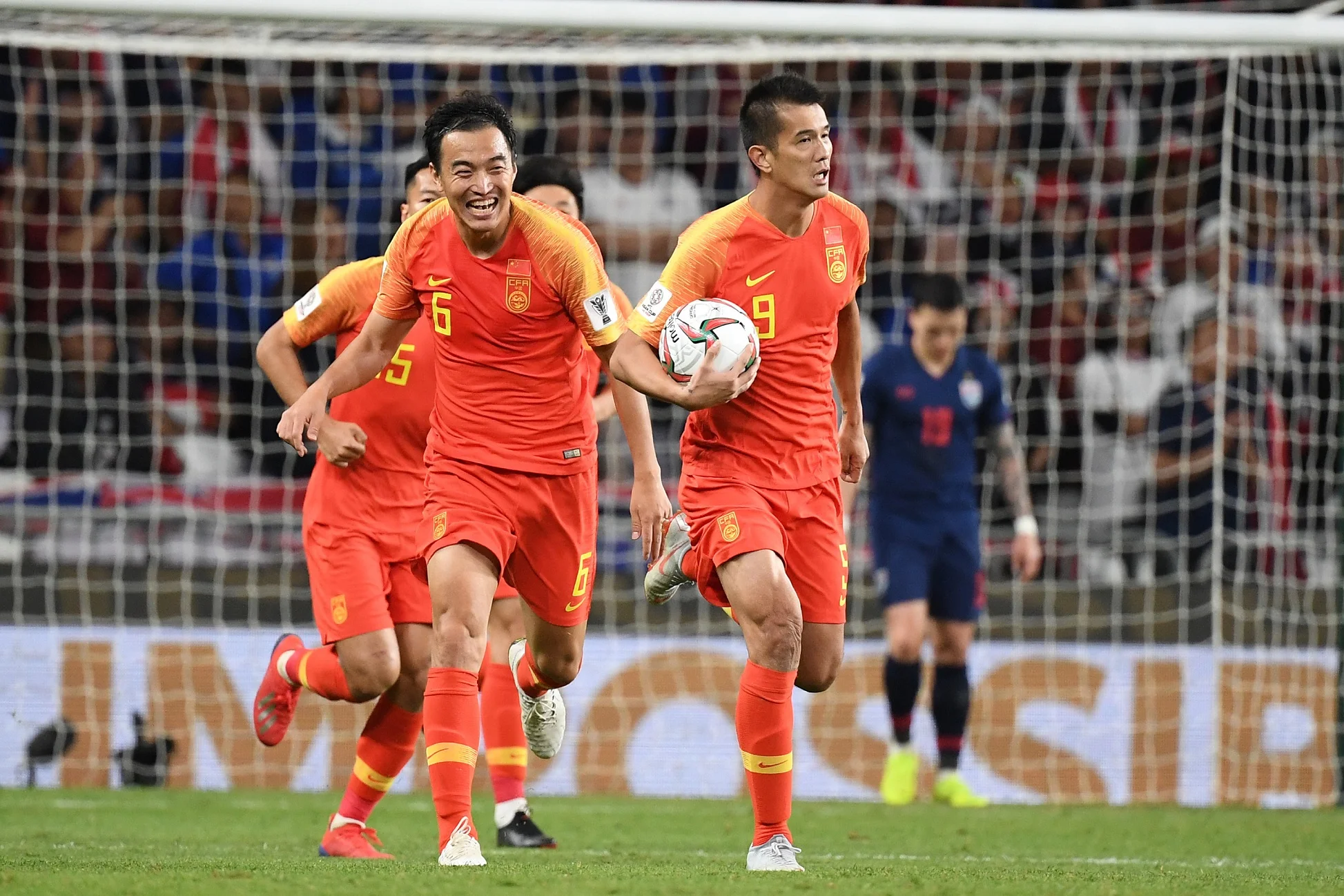 Xiao Zhi after his goal, China will need to play better against Iran (Asian Football Confederation (AFC))