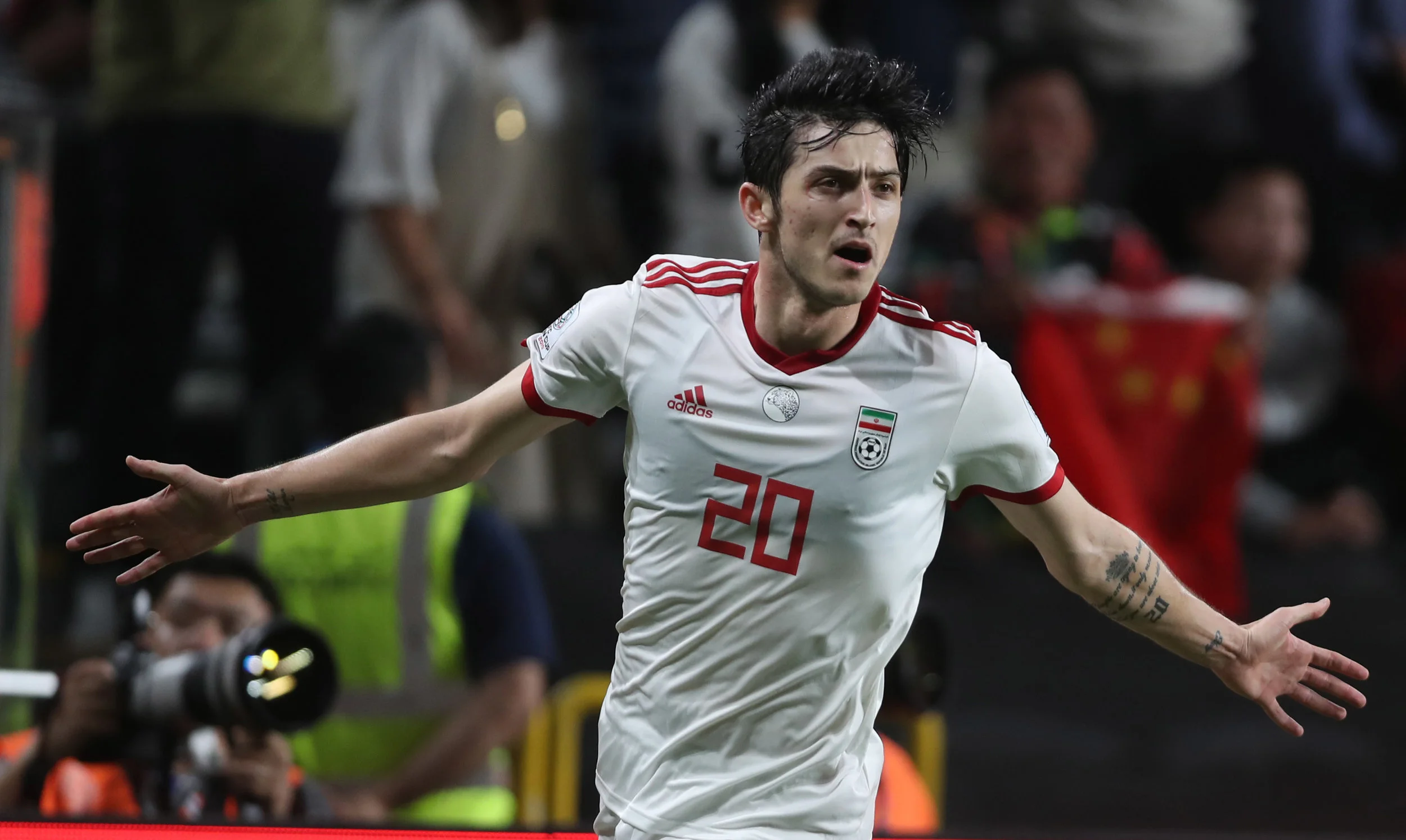 Sardar Azmoun, hitting the net time after time (Asian Football Confederation (AFC))